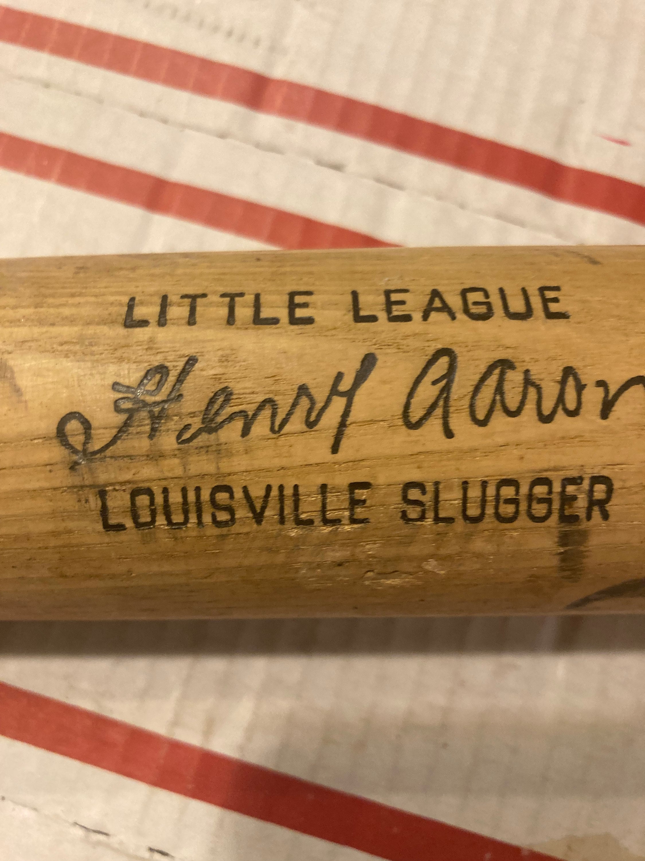 Vintage 31 Louisville Slugger HANK HENRY AARON 