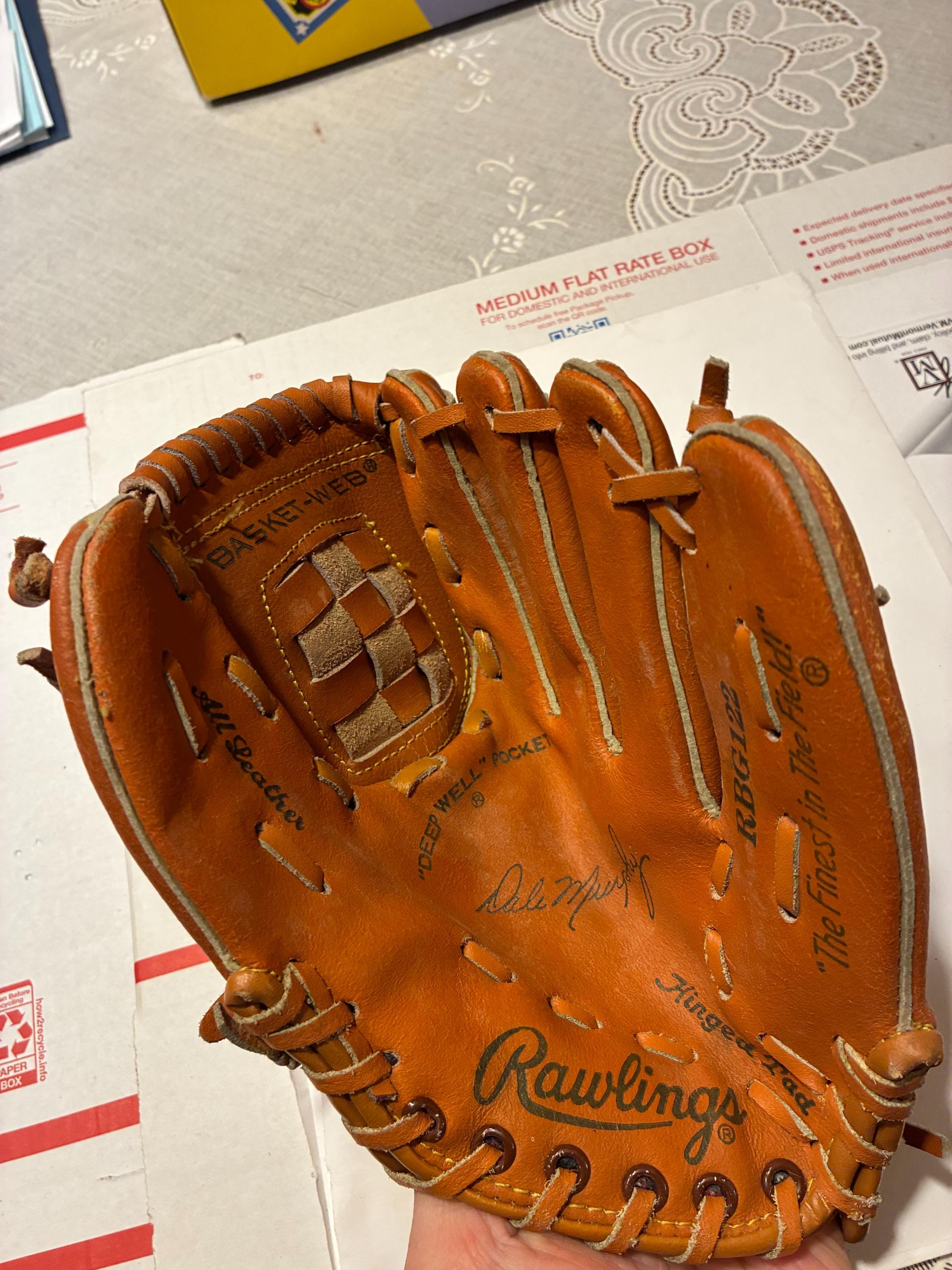 Vintage Rawlings Baseball Glove - Etsy