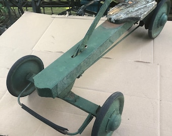 Scarce Primitive 1920's IRISH MAIL Full Size Pedal Car, Nice, Rare