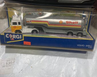 Vintage Corgi VOLVO TANKER: schelp, nieuwstaat, gloednieuw in de doos! Corgi #91340 Wauw!!!