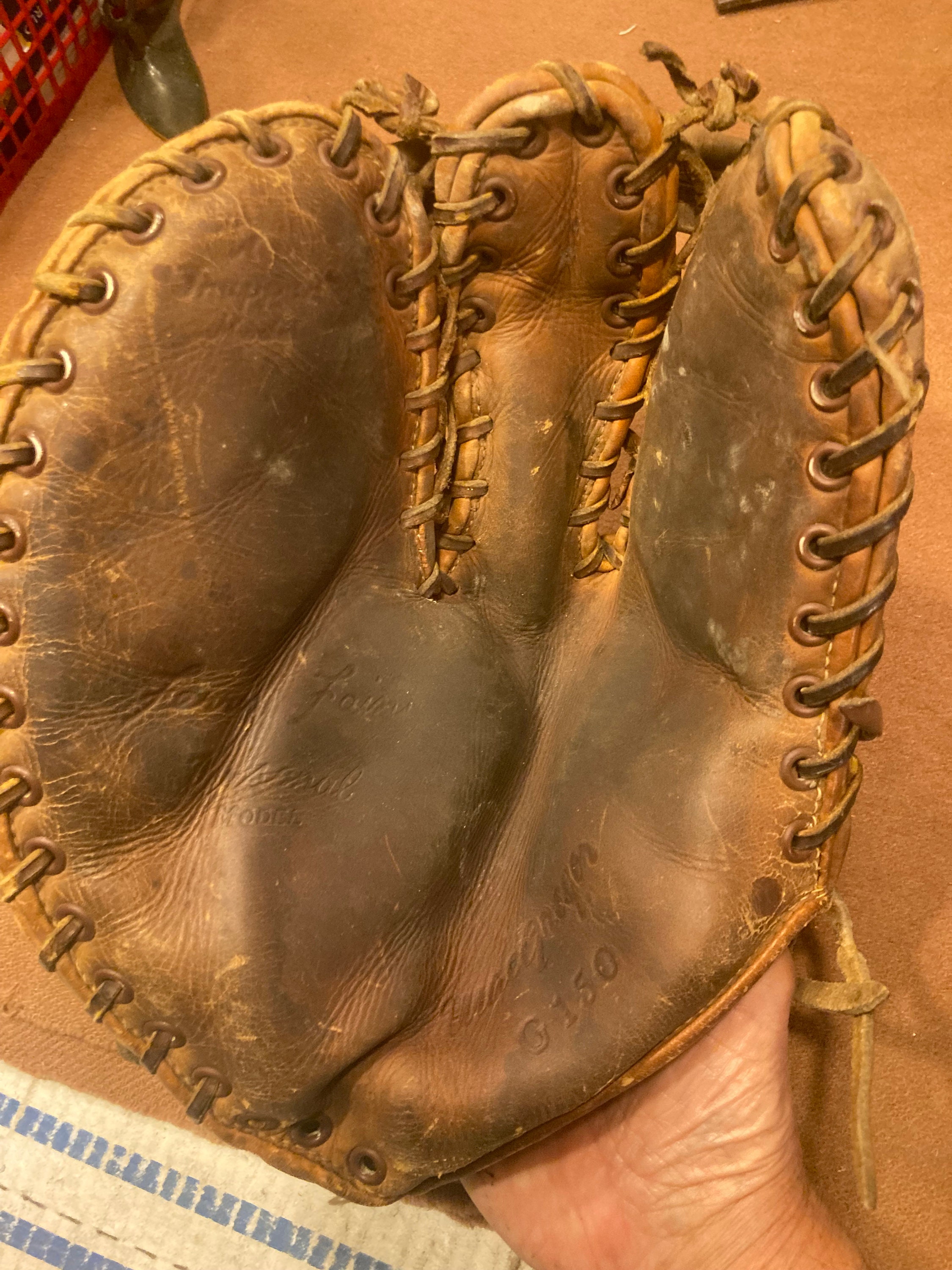 Antique Vintage Baseball Glove Etsy UK