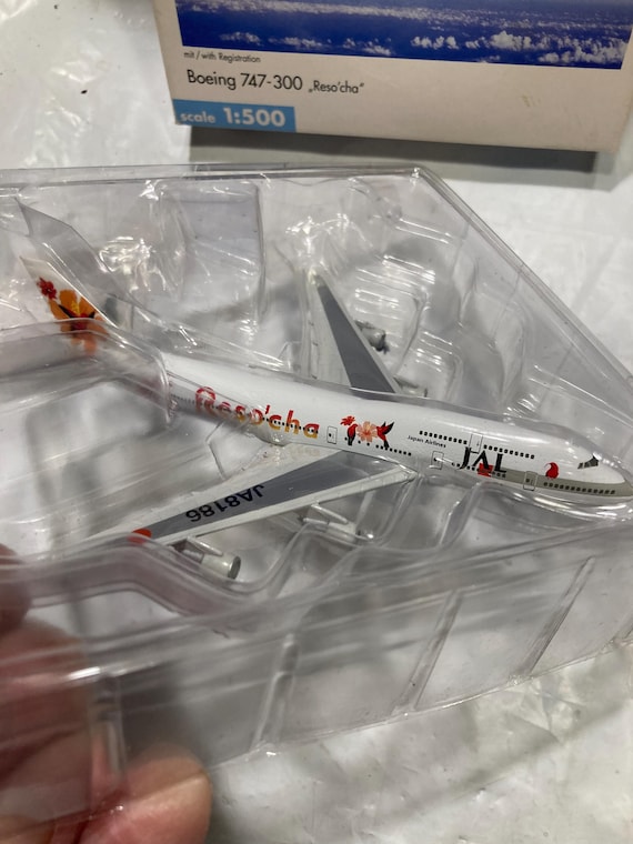 Vintage JAL JAPAN Airlines, BOEING 747-300, 1:500 , #503969, Still