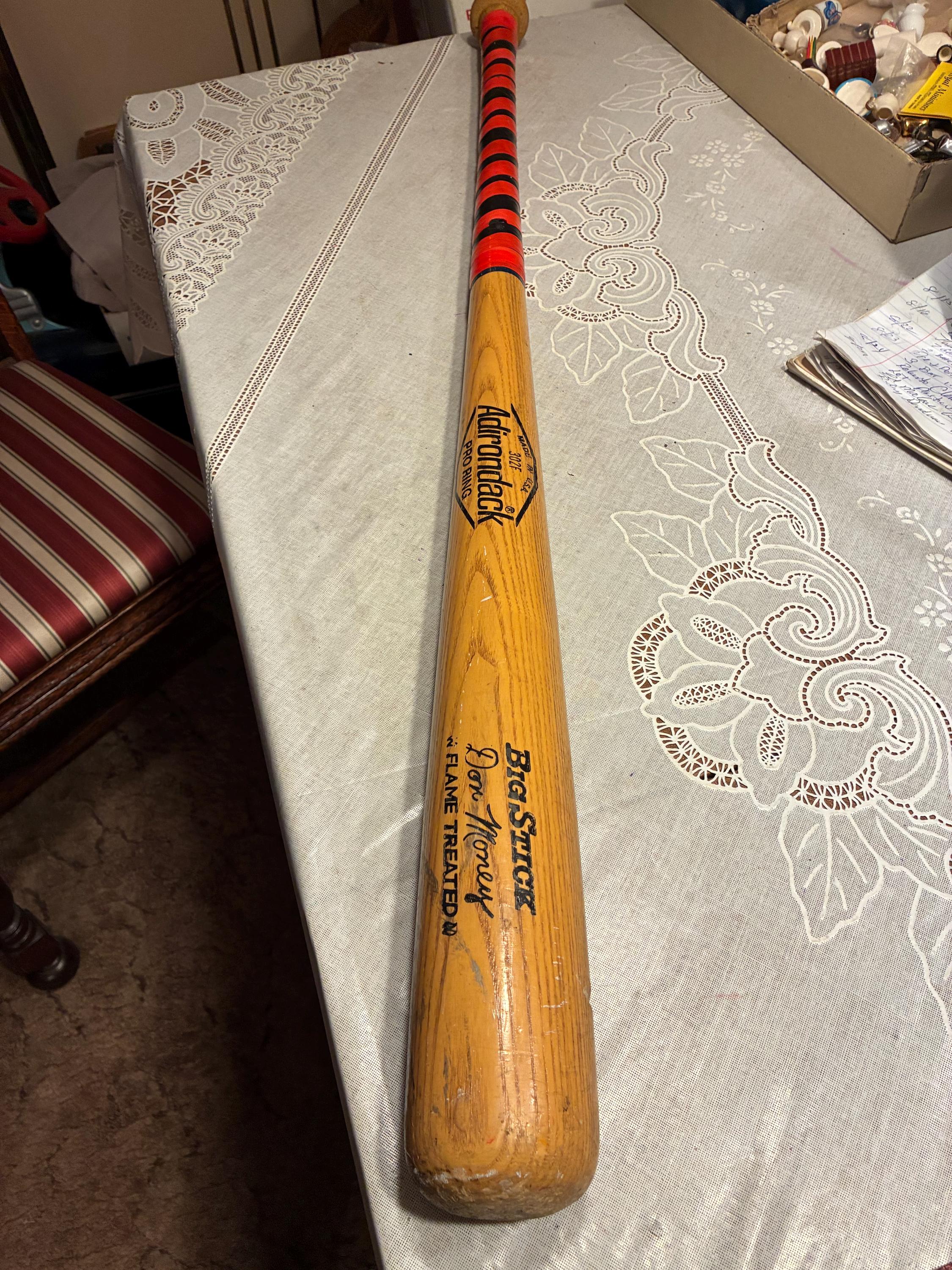 Batte De Baseball Vintage Rawlings Pro Ring Tee Ball – Bois, 24 Pouces, Youth