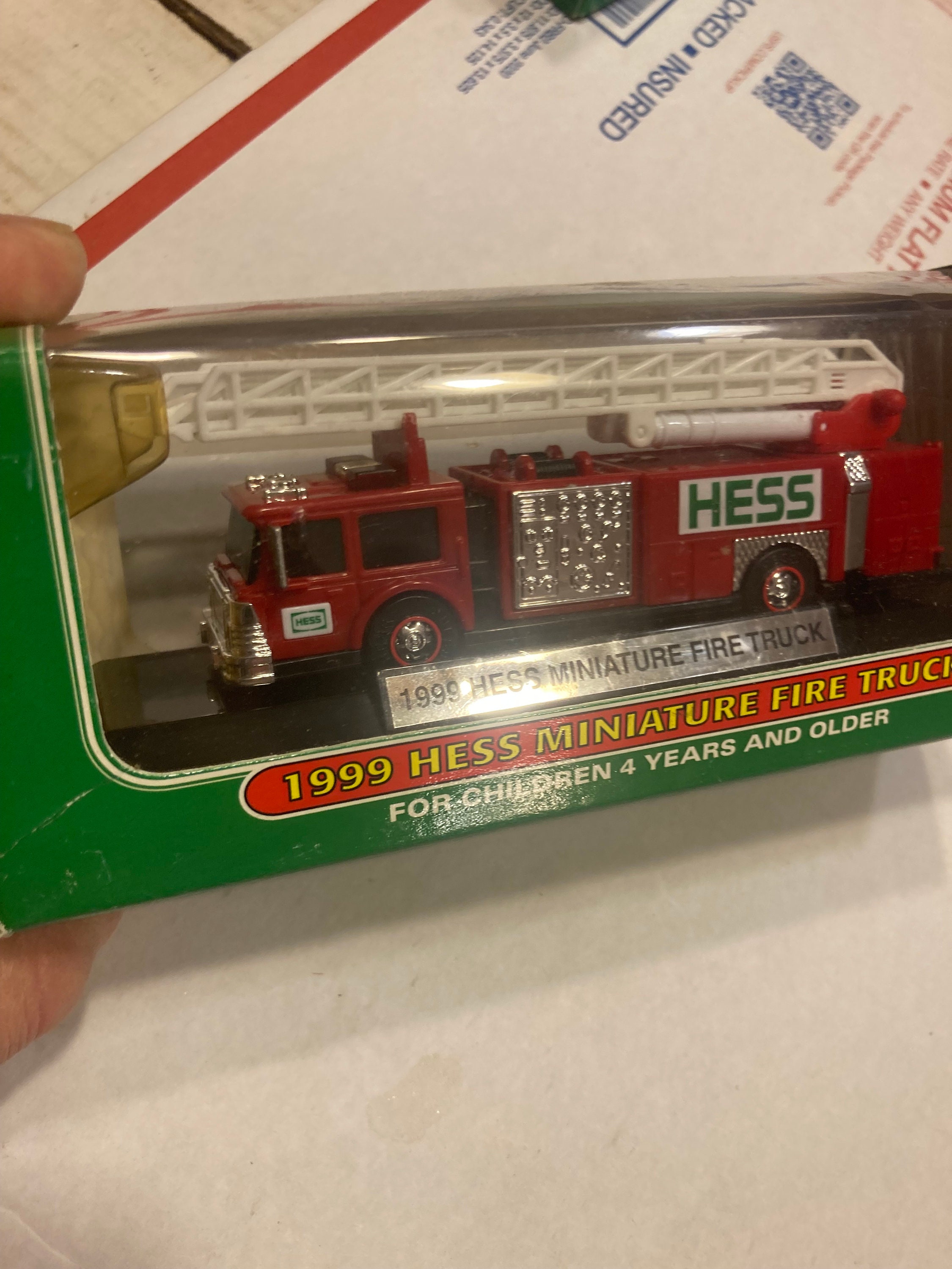 HESS 1999 Miniature FIRE TRUCK New in the Box Wow LK Etsy