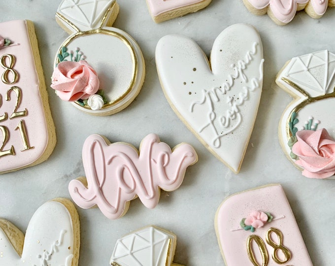 Matrimonio Set cookie cutter formina tagliabiscotti compleanni feste