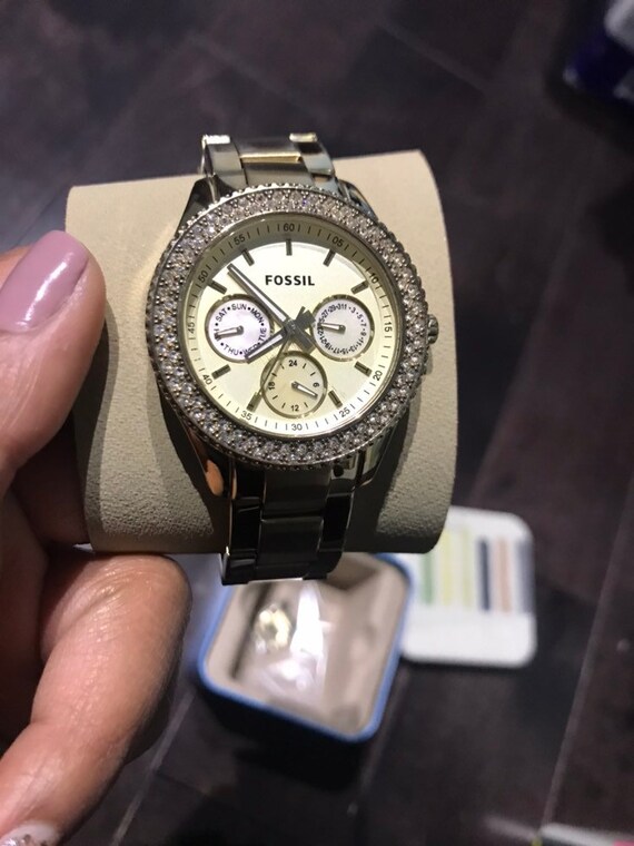 Gold Fossil Watch | Etsy Australia