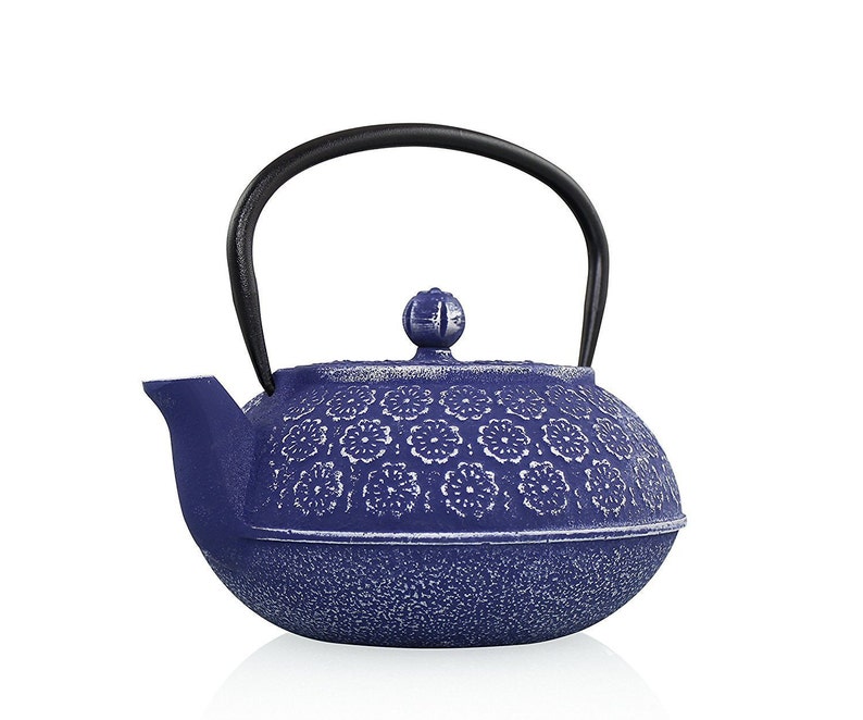 Japanese Cast Iron Teapot with Tea Infuser Non Toxic Tea Etsy
