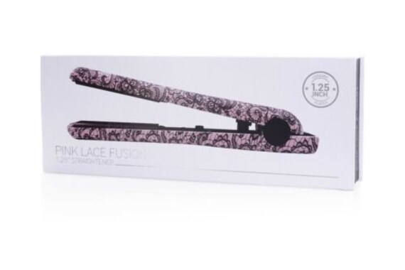 Herstyler Fusion Pink Lace Ceramic Hair Smoothener Plancha de | Etsy México