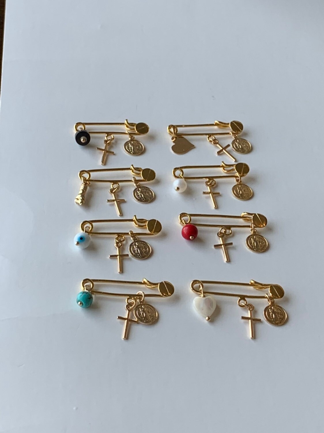 Babypin. Baby safety pin gold plated Etsy