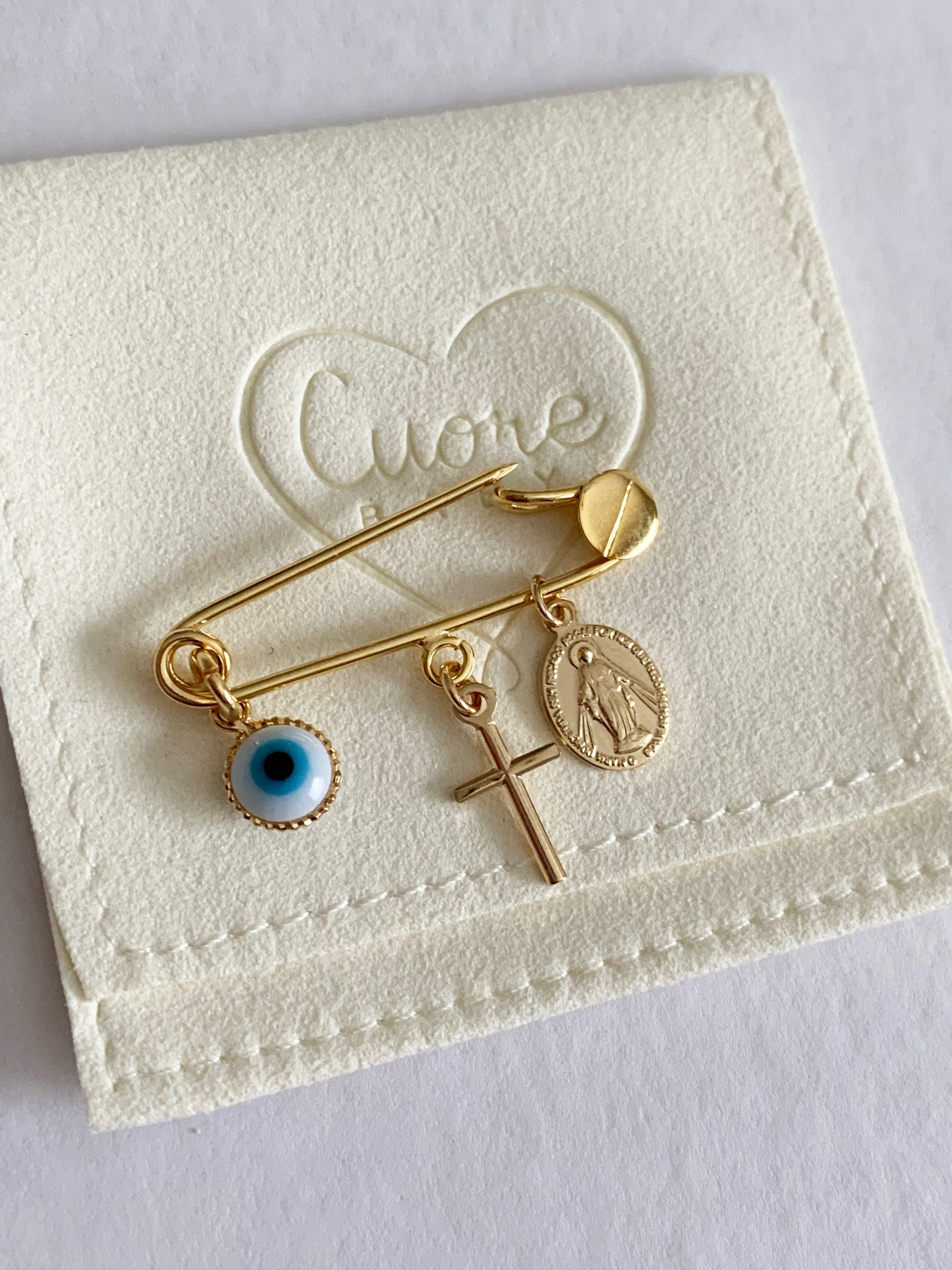 Baby Brooch Pin, Baby Safety Pin, Baby Evil Eye Jewelry, Newborn Gift, Baby  Shower Gift, Protection Amulet for Baby, Baby Jewelry, Baby Gift 