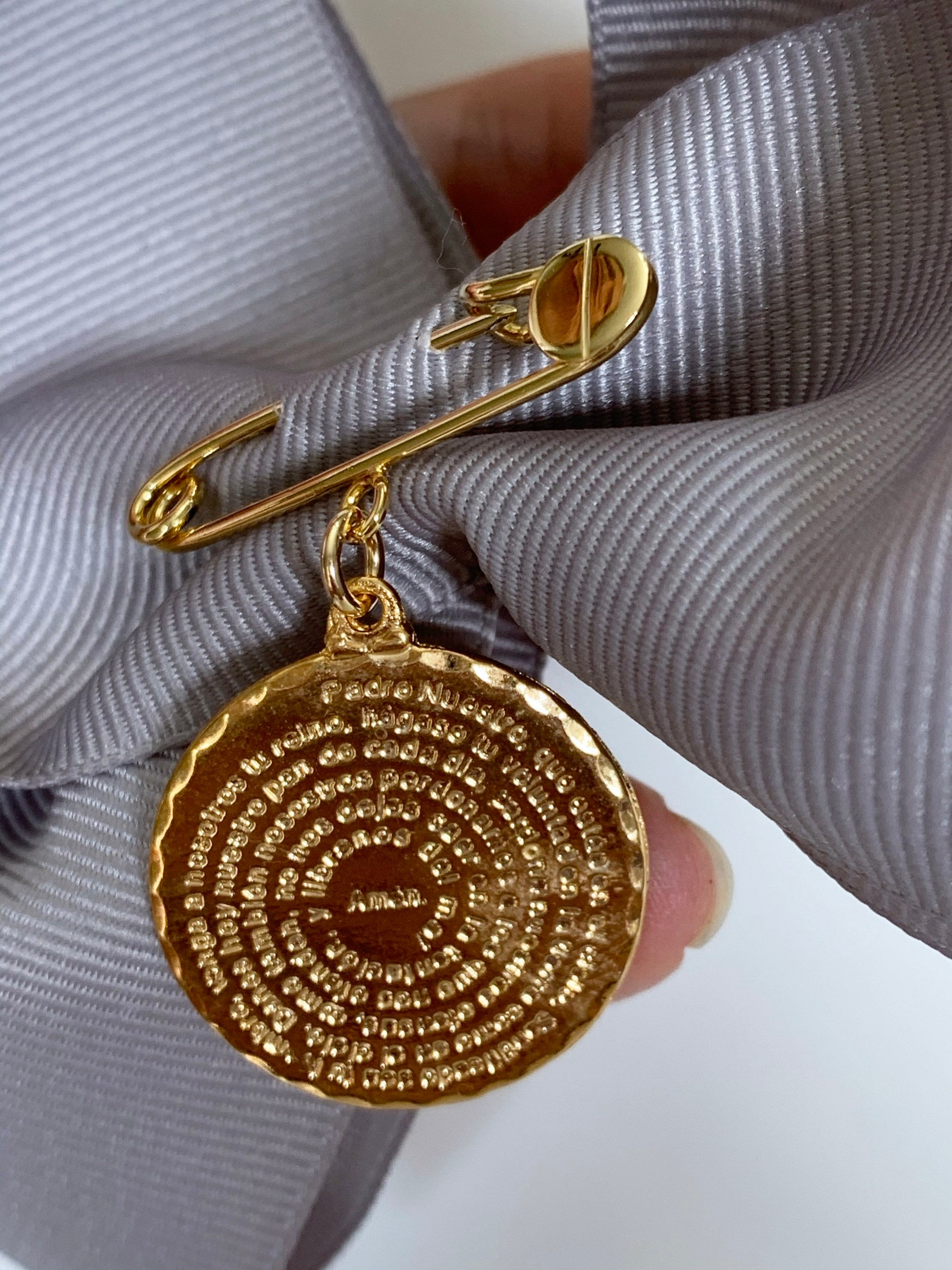 Baby medallion. Baby crib medallion. Baby protection medal. Etsy
