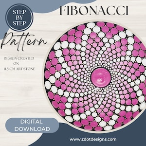 Z Dot Designs Dot Mandala Tutorial | Step-by-Step Instructions | Digital Download | Dotting Pattern