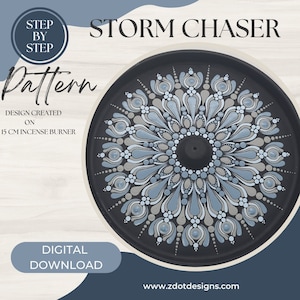 Z Dot Designs Dot Mandala Tutorial | Step-by-Step Instructions | Digital Download | Dotting Pattern