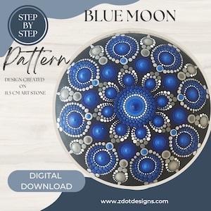 Z Dot Designs Dot Mandala Tutorial | Step-by-Step Instructions | Digital Download | Dotting Pattern