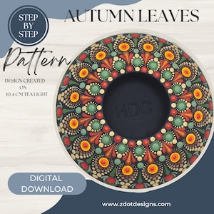 Z Dot Designs Dot Mandala Tutorial | Step-by-Step Instructions | Digital Download | Dotting Pattern