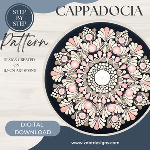 Z Dot Designs Dot Mandala Tutorial | Step-by-Step Instructions | Digital Download | Dotting Pattern