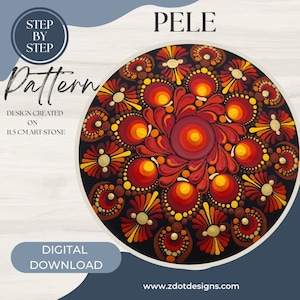 Z Dot Designs Dot Mandala Tutorial | Step-by-Step Instructions | Digital Download | Dotting Pattern