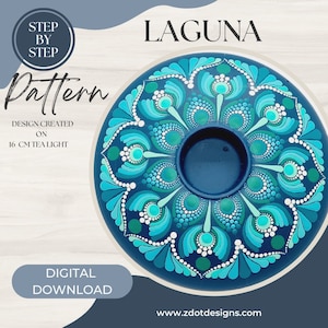 Z Dot Designs Dot Mandala Handledning | Steg-för-steg-instruktioner | Digital nedladdning | Prickmönster