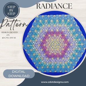 Z Dot Designs Dot Mandala Handledning | Steg-för-steg-instruktioner | Digital nedladdning | Prickmönster