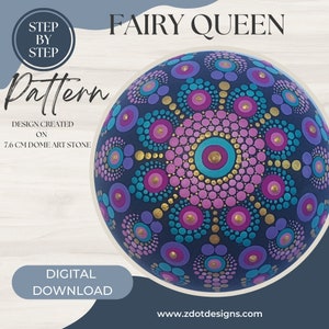 Z Dot Designs Dot Mandala Tutorial | Step-by-Step Instructions | Digital Download | Dotting Pattern