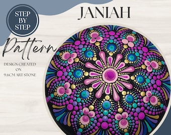Z Dot Designs Dot Mandala Tutorial | Step-by-Step Instructions | Digital Download | Dotting Pattern