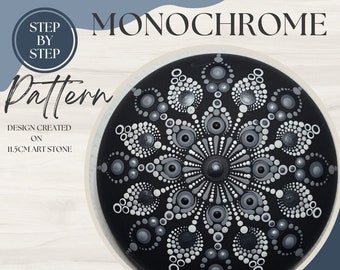 Z Dot Designs Dot Mandala Tutorial | Step-by-Step Instructions | Digital Download | Dotting Pattern