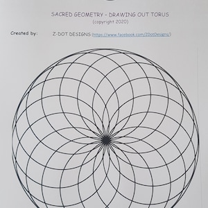 Z Dot Designs Dot Mandala Tutorial | Step-by-Step Instructions | Digital Download | Dotting Pattern