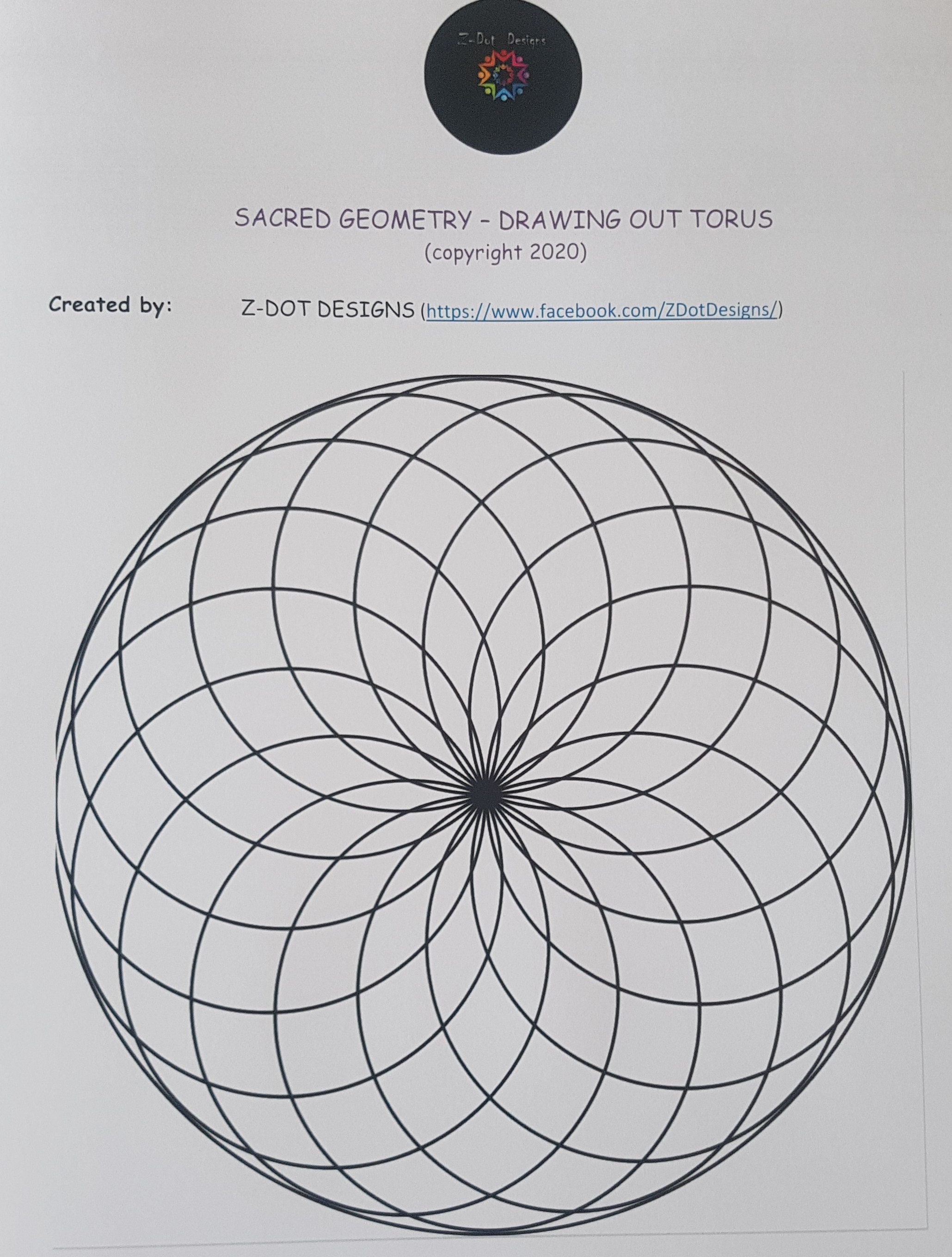 Torus Mandala - Etsy Torus Mandala - Etsy