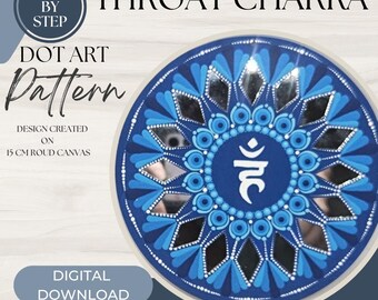 Z Dot Designs Dot Mandala Tutorial | Step-by-Step Instructions | Digital Download | Dotting Pattern | Chakras