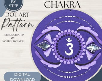 Z Dot Designs Dot Mandala Tutorial | Step-by-Step Instructions | Digital Download | Dotting Pattern | Chakras