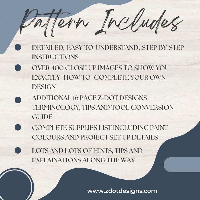 Pattern Guide Template Comprehensive Pattern Tutorial | Step-by-step Instructions | Digital ...