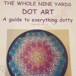 Z Dot Designs Dot Mandala Tutorial | Step-by-Step Instructions | Digital Download | Dotting Pattern