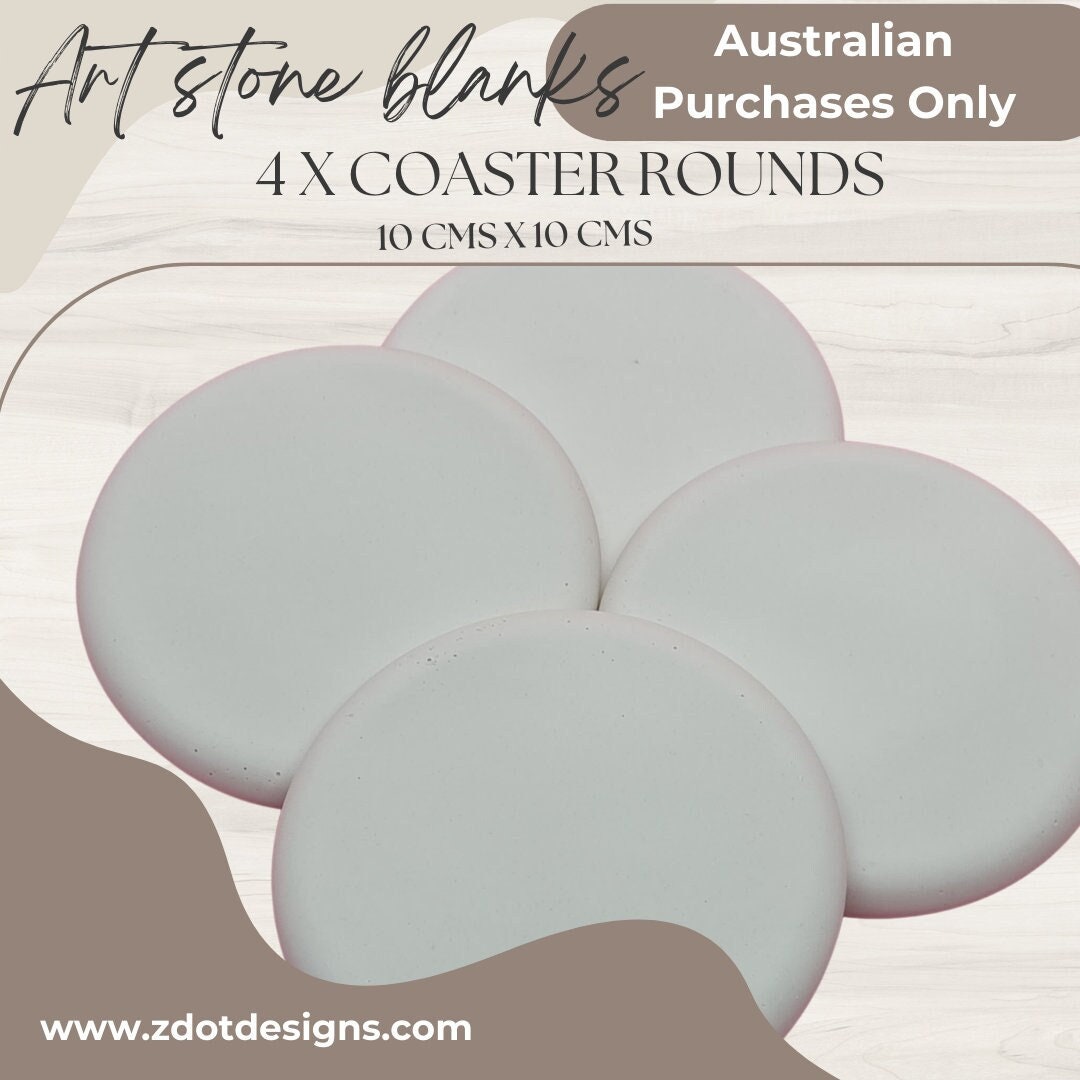 Handmade Blank Art Stones for Mandala Art & More | High-Quality Castings | Art Supplies
