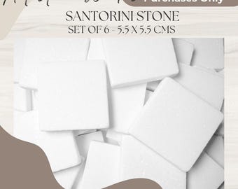 Art Supplies | Blank Santorini Stones for Painting | Perfect for Wedding/Party Favours
