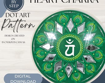 Z Dot Designs Dot Mandala Tutorial | Step-by-Step Instructions | Digital Download | Dotting Pattern | Chakras