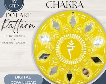 Z Dot Designs Dot Mandala Tutorial | Step-by-Step Instructions | Digital Download | Dotting Pattern | Chakras