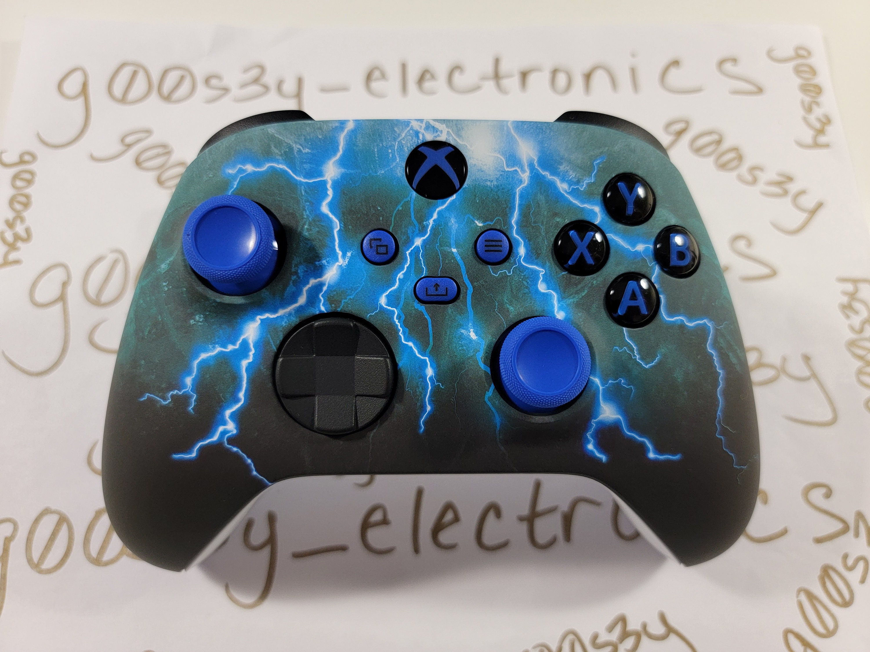 Blue custom xbox one controller sales