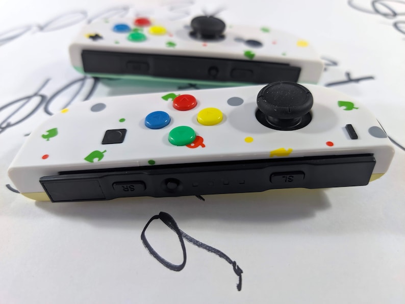 New Nintendo Switch Custom Animal Crossing Patterned Joycons | Etsy