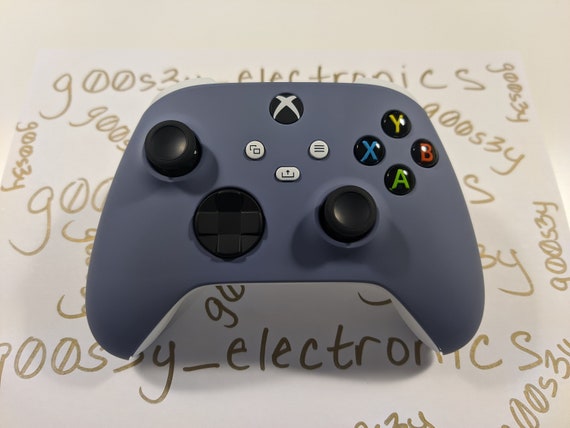 Grey and teal store xbox controller