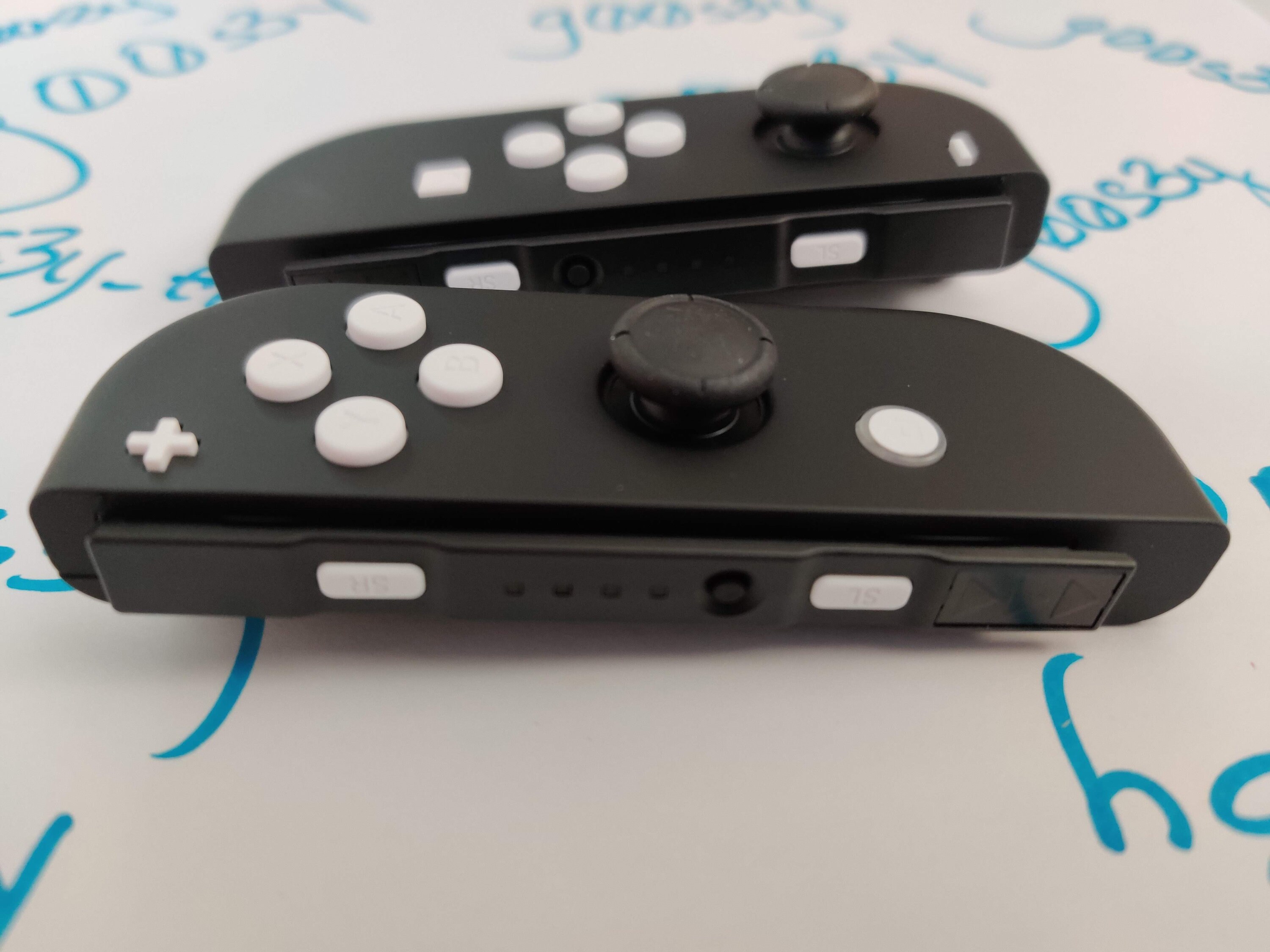 Custom Black & White Yin Yang Joycons Customized Joy-con 