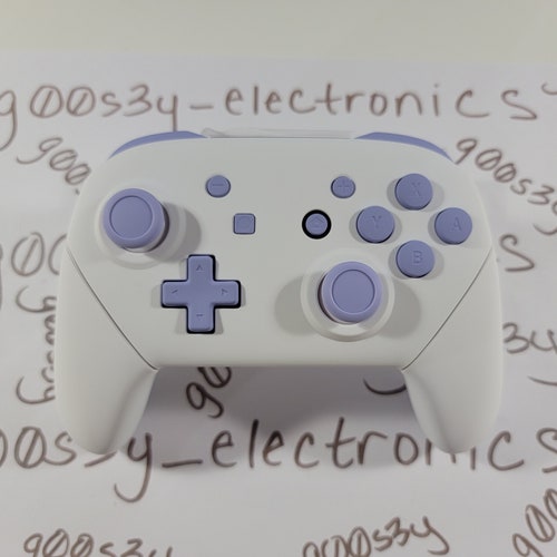 New Nintendo Switch Custom White shops Pro Controller - CHOOSE BUTTON COLOR