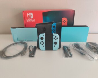 New Custom Light Blue Nintendo Switch FULL CONSOLE