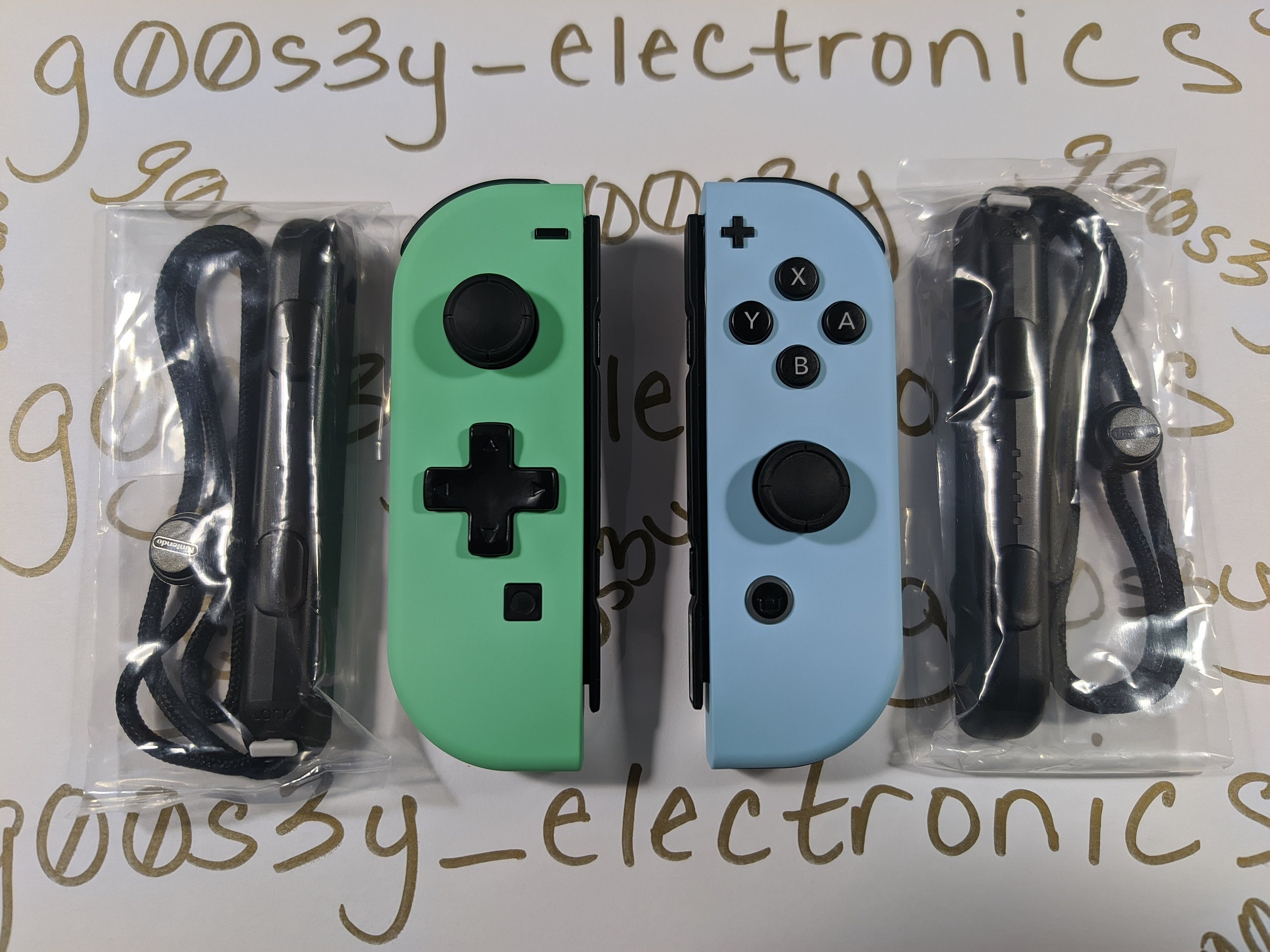 New Nintendo Switch Custom Animal Crossing DPAD Styled Joycons | Etsy