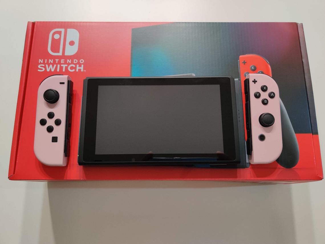New Custom Light Pink Nintendo Switch FULL CONSOLE Etsy