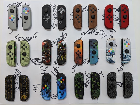 Send Your Own Joycons in For Modification! Nintendo Switch *Solid* Joy Con  Controller Shell Swap Service