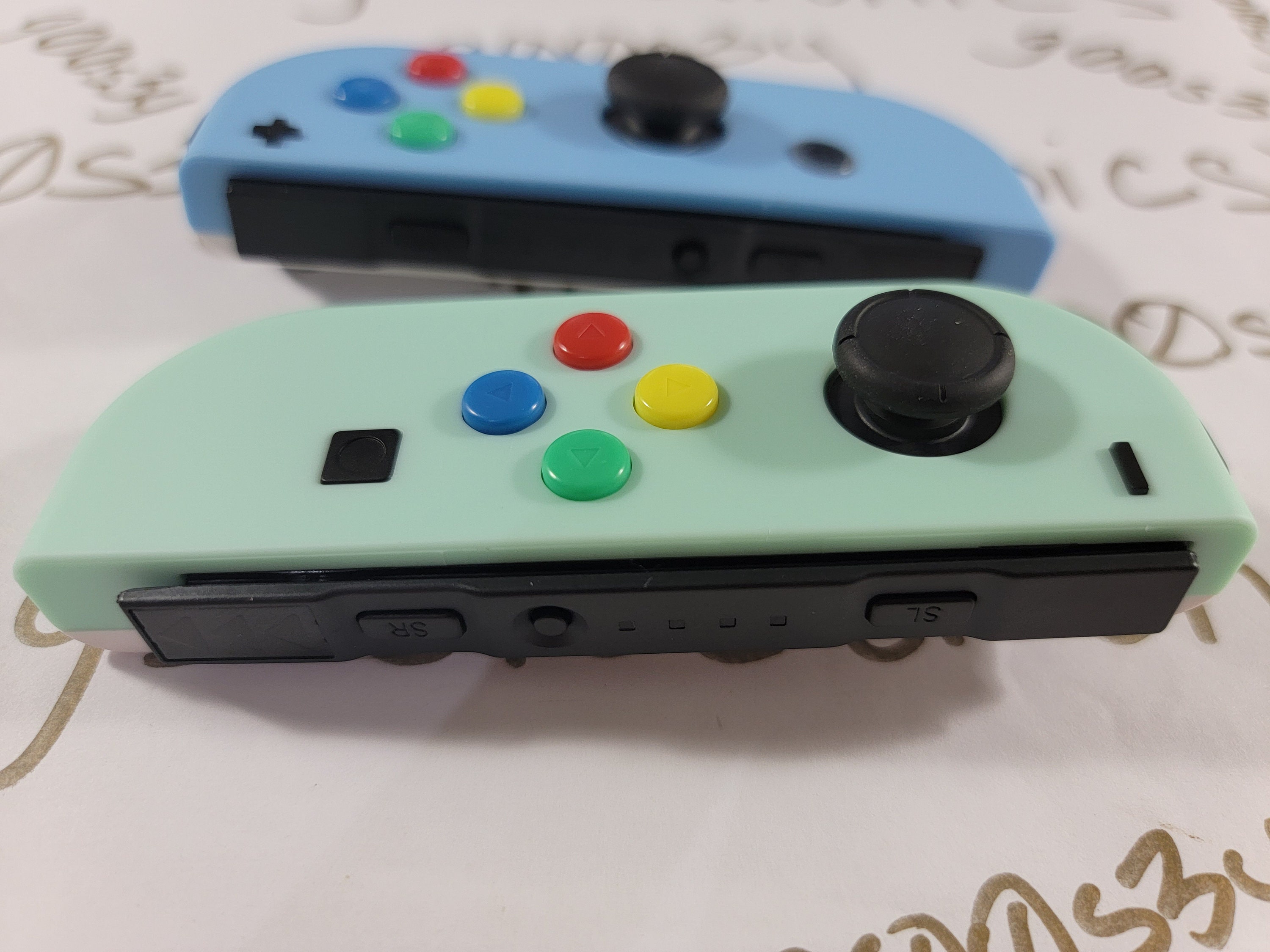 New Nintendo Switch Custom Animal Crossing Styled Joycons and | Etsy