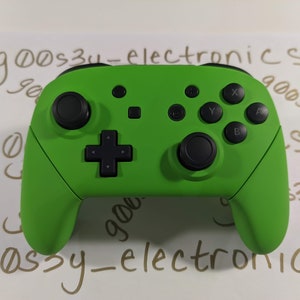 New Nintendo Switch Custom Green Pro Controller CHOOSE BUTTON COLOR - Etsy