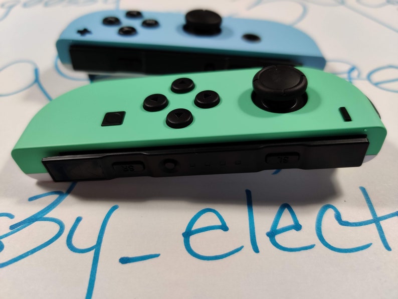 New Nintendo Switch Custom Animal Crossing Style Joycons v1 | Etsy
