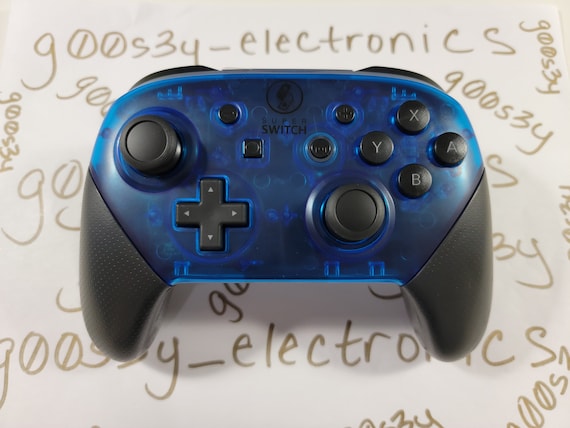 New Nintendo Switch Custom Clear Ice Blue Pro Controller -  Canada
