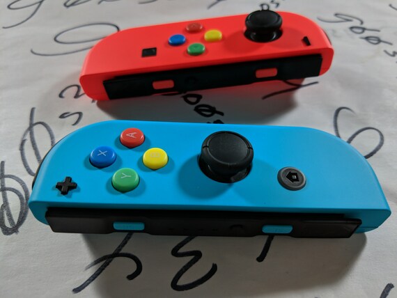 Nintendo Switch L/R Joy-Cons, Neon Red/Neon Blue